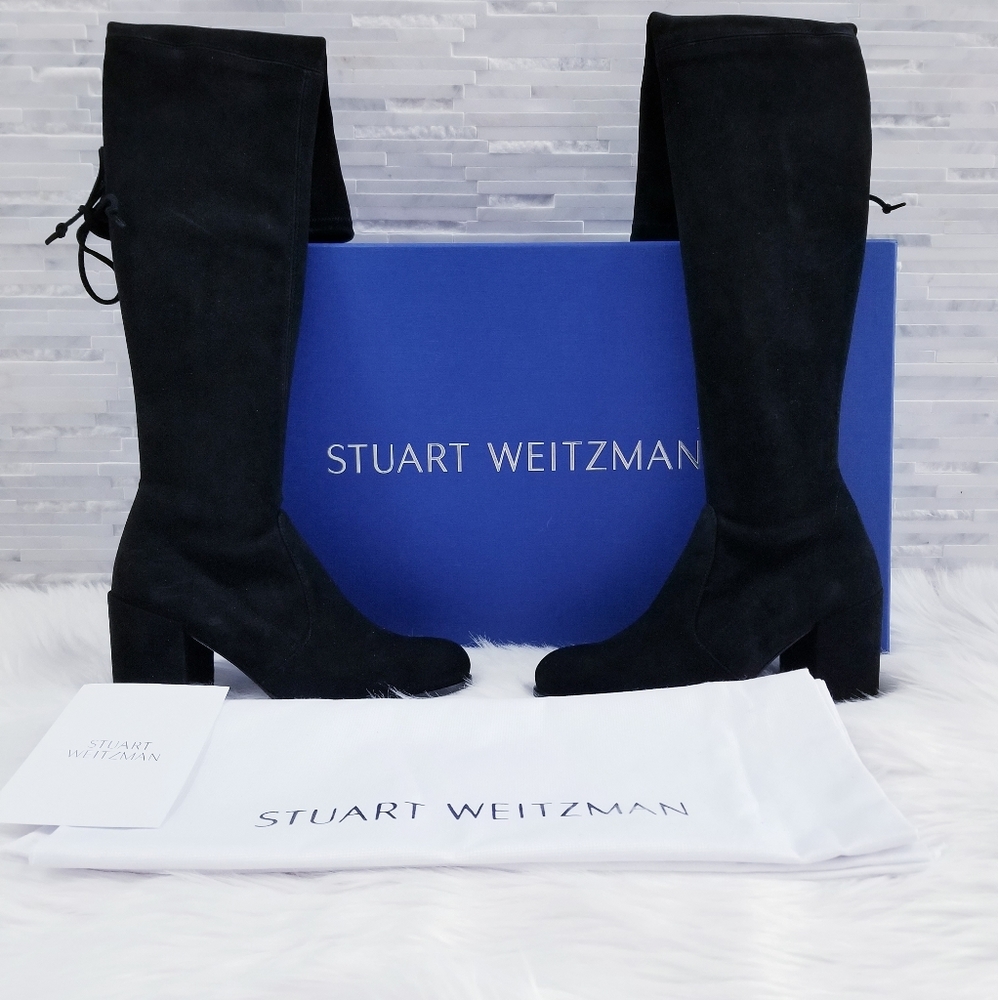 Stuart Weitzman Black Over the Knee Boots